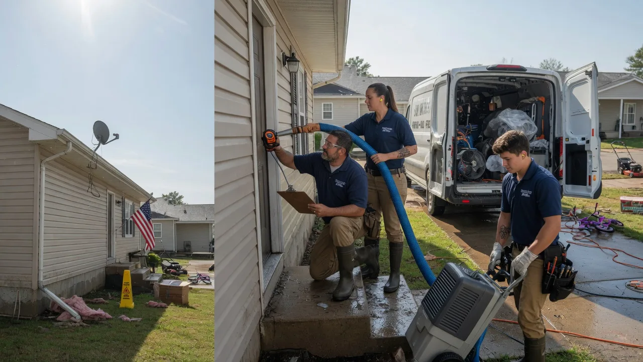 Ceiling Water Damage Restoration in Stewartsville, NJ near me